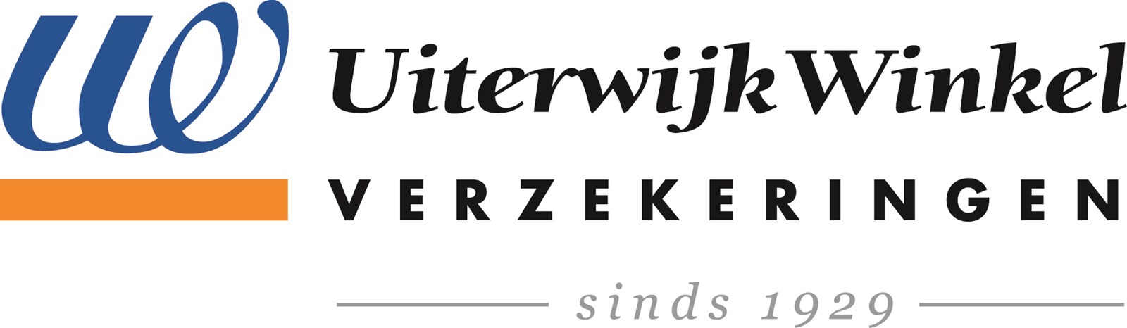 het logo van uiterwijk winkel verzekeringen